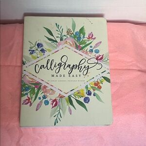 Floral Calligraphy Book